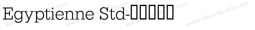 Egyptienne Std字体转换